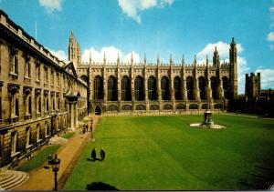 England Cambridge King's College Chapel and Gibbs' Building