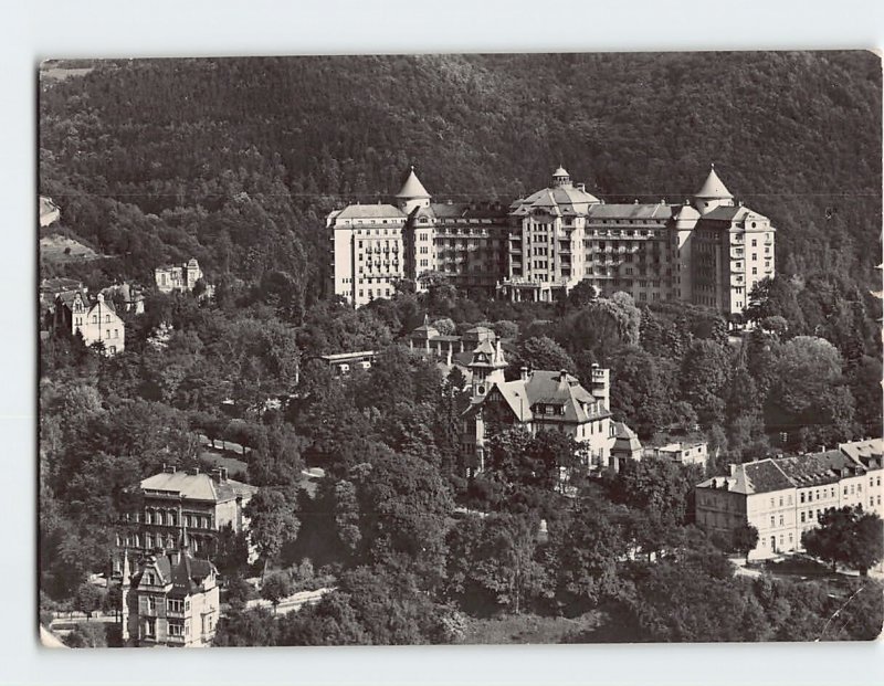 Postcard lázeňská léčebna Imperial, Karlovy Vary, Czech Republic