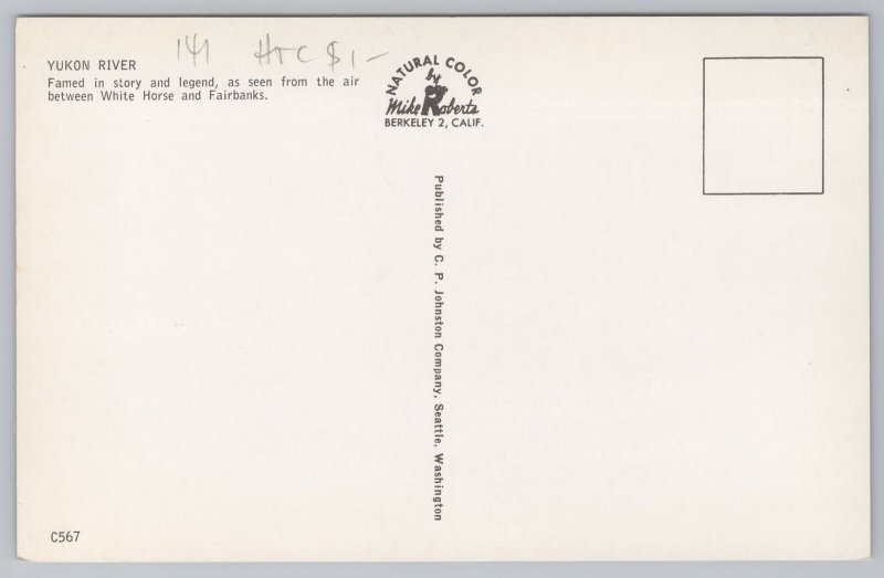 State View~Alaska~Yukon River~White Horse & Fairbanks~Vintage Postcard