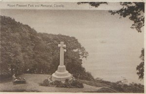 Devon Postcard - Mount Pleasant Park and Memorial - Clovelly - Ref TZ3241