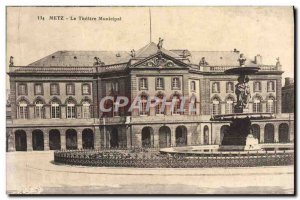 Old Postcard Metz The Municipal Theater