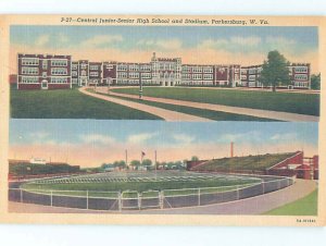 Pre-Chrome HIGH SCHOOL SCENE Parkersburg West Virginia WV AG6512