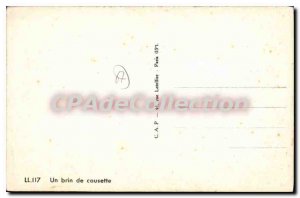 Old Postcard A little chat