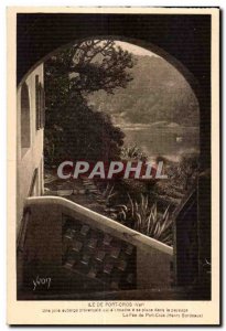 Old Postcard Ile de Port Cros (Var) A Pretty provencal aubarge whlch cnaadre ...