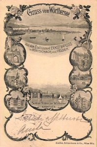 ab9796 - AUSTRIA - Postcards VINTAGE POSTCARD - Greetings from Lake Wörthersee - 1900-