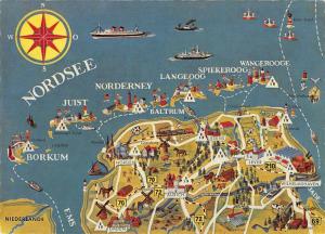 B99044 ostfriesland nordsee  germany  maps cartes geographiques