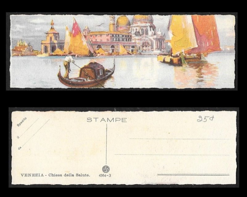 VENICE ITALY (20) Various View cards 1/2 normal size Unused (except one) c1930s