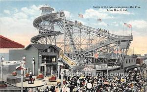 Some of the Amusements on the Pike Long Beach, California, CA, USA Unused 