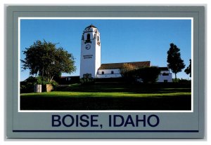Boise Idaho Historic Railroad Train Station Postcard Continental View