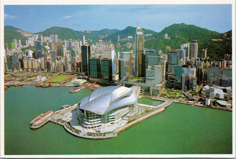 Hong Kong Convention & Exhibition Centre China Unused Vintage Postcard F6