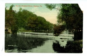 PA - Easton. Bushkill Park, Dam  (corner missing)