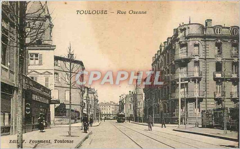 Postcard Old Toulouse Rue Ozenne