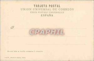 'Old Postcard ''Cathedral of Burgos staircase Dore Upper door or Coroner ia'