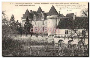 Old Postcard Dordogne Chateau de Fenelon Municipality of Sainte-Mondane