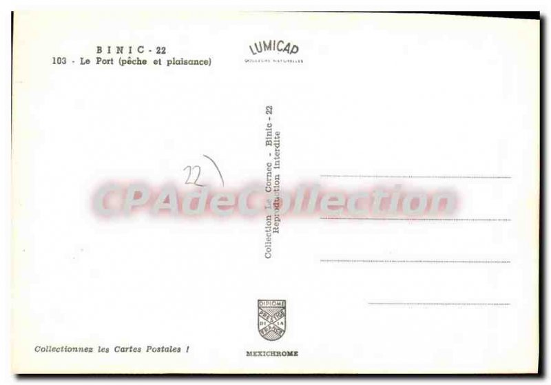 Modern Postcard Port BINIC