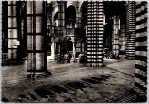 Pulpit Italy, Siena The Cathedral Inside View Niccolo Pisano's RPPC, Postcard