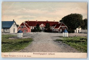 Syddanmark Denmark Postcard Bramming Farm Jutland c1910 Unposted Antique