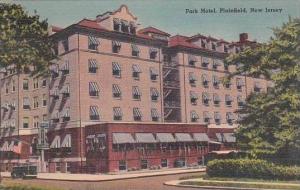New Jersey Plainfield Park Hotel 1942