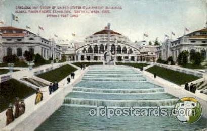 US Gov. Bldg. Alaska - Yukon Pacific Exposition, Seattle Washington, USA Unused 