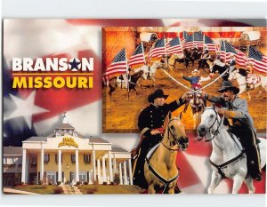 Postcard Dixie Stampede Branson Missouri USA
