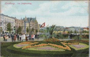 Germany Postcard - Hamburg - Am Jungfernstieg RS30269