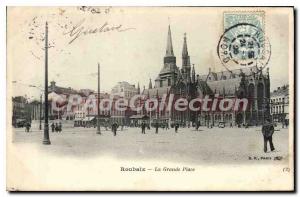 Old Postcard Roubaix Grand Place