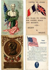 USA ÉTATS-UNIS AMERICA PATRIOTIC FLAGS MOSTLY EMBOSSED 49 CPA Pre-1940 (PART 2.)