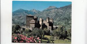 BF29054 valle d aosta castello di fenis italy  front/back image