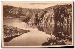 Old Postcard Creuse Crozant Illustree The Confluence Of The Rock And Spinners