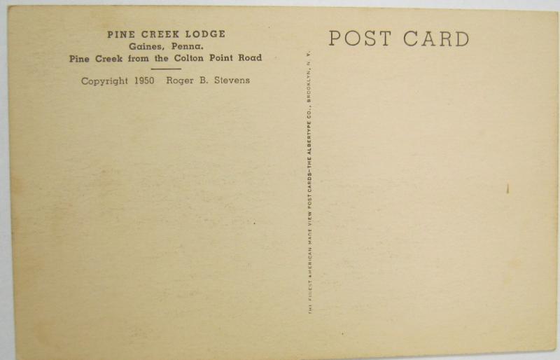 Pine Creek Lodge Gaines PA