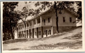 RPPC Oakwood Park, Lake Wawasee Syracuse IN Vintage Postcard B73