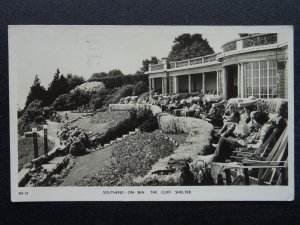 Essex SOUTHEND ON SEA The Cliff Shelter c1950s RP Postcard by Masons