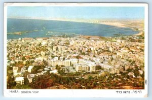 HAIFA General View ISRAEL 1955 Postcard