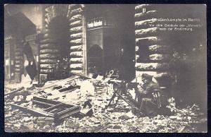 Building after Storming Berlin Machine Gunners unused c1919