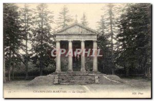 Champs des Martyrs Postcard Old Chapel