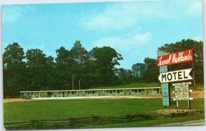 postcard Pennsylvania, Chalk Hill - Laurel Highlands Motel