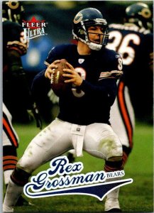 2004 Fleer Football Card Rex Grossman Chicago Bears sk9203
