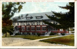 Postcard ON Guelph Grain Husbandry Bldg. Ontario Agricultural College ~1910 K41