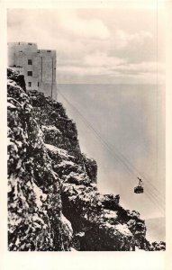 RPPC TABLE MOUNTAIN LIFT CAPE TOWN SOUTH AFRICA REAL PHOTO POSTCARD