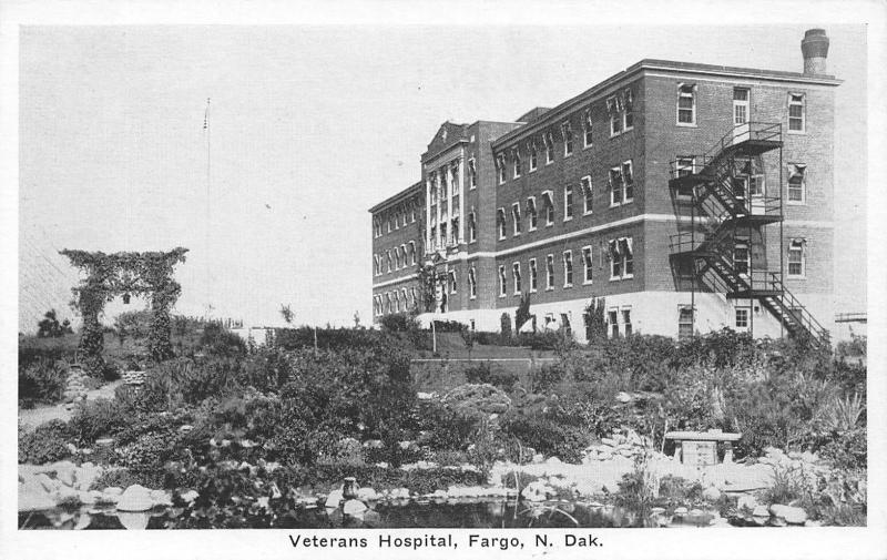 Fargo North Dakota~Japanese Lantern Under Torii Gate~Veterans Hospital 1920s