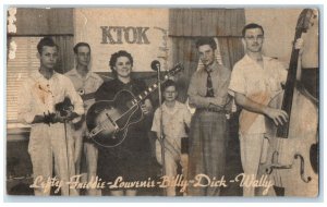 1939 Lifty-Freddie -Louvenie Billy Dick Wally Oklahoma City Oklahoma OK Postcard