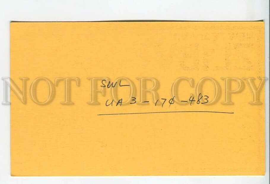 462820 1982 year New Zealand radio QSL card smoking ham radio