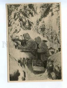 226122 RUSSIA Finnish War Propaganda Finns winter old postcard