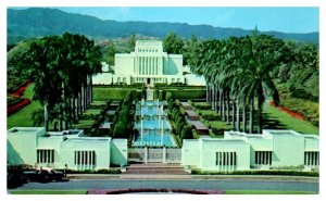Mormon Temple in Laie Oahu Hawaii Hawaii Postcard