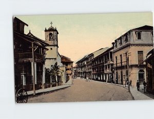 Postcard A Street in Colon Panama