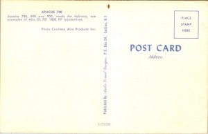 Vintage Railroad Train Locomotive Postcard - Apache Railway