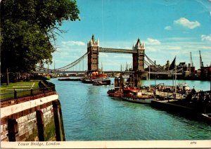 England London The Tower Bridge 1977