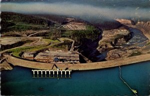 Canada British Columbia Bennett Dam Birds Eye View