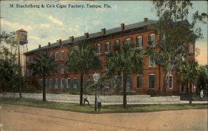 Tampa FL M. Stachelberg & Co Cigar Factory c1910 Postcard