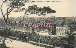 Old Postcard Marseille Panoramic
